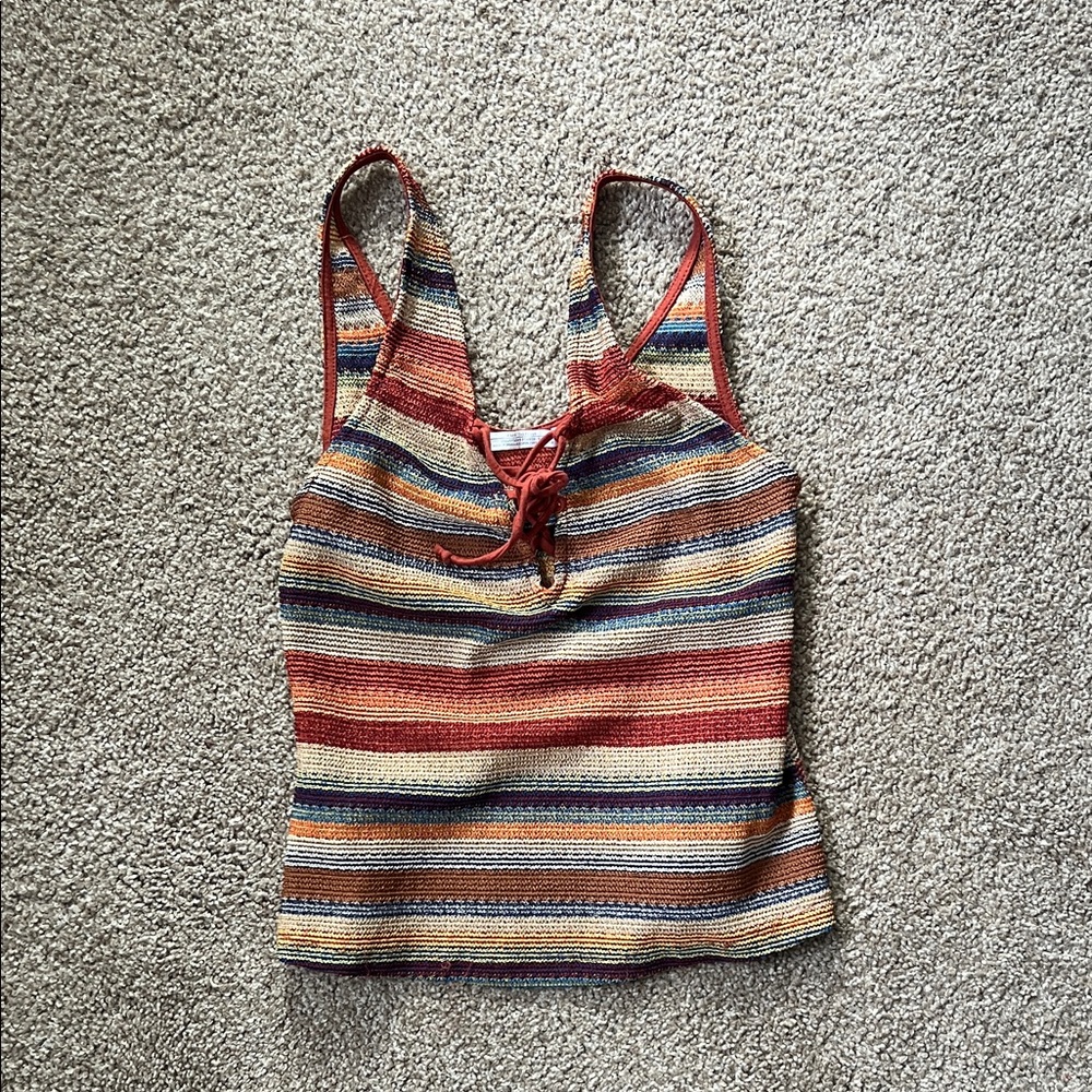ZARA Striped Multicolor Women's Top